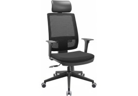 Cadeira_giratória_brizza_tela_presidente_89000_apoio_de_cabeça_estofado_braços_reguláveis_base_itália_relax_poliéster_preto6