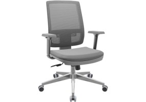 Cadeira_giratória_brizza_tela_presidente_grafite_89010_braço_shift_base_alumínio_relax_vinil_cinza