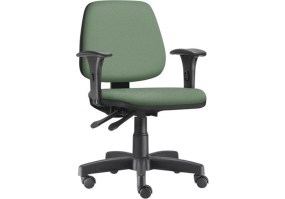 Cadeira_giratória_executiva_Job_base_metal_R35_braços_reguláveis_BR8B17_back_system_poliéster_verde