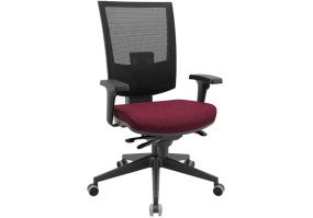 Cadeira_giratória_flash_tela_76000_braço_regulável_base_itália_slider_assento_poliéster_vinho_encosto_preto