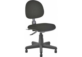 Cadeira_giratória_para_costureira_Executiva_back_system_com_sapatas_tecido_preto_lado