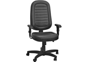 Cadeira_giratória_presidente_70mm_gomada_braços_reguláveis_relax_tecido_preto