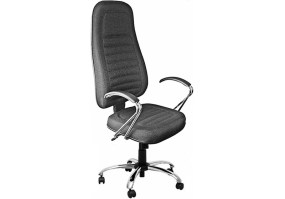 Cadeira_giratória_presidente_extra_gomada_braços_cromados_base_cromada_tecido_preto