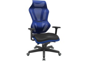 Cadeira_giratória_vizon_DZ_tela_80001_base_standard_braços_3D_shift_syncron_tela_azul_detalhe_azul