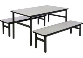 Conjunto_refeitório_Metalcad_1300x600_tampo_cinza_estrutura_40x40_preta_fita_preta