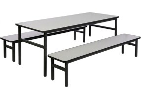 Conjunto_refeitório_Metalcad_1900x600_tampo_cinza_estrutura_40x40_preta_fita_preta