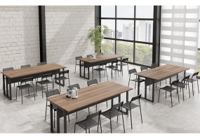 Conjunto_refeitório_com_cadeiras_pé_industrial_preto_tampo_nogal_sevilha4