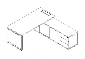 Mesa_Executiva_Direita_pé_quadro_com_credenza_LXP1831_Lexus_Prime_GebbWork_HS_Móveis43