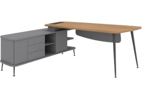 Mesa_gerente_com_armário_orgânico_esquerdo_LXF1819_Lexus_Form_carvalho_hanover_grafite