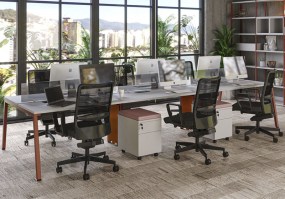 Plataforma_Inicial_Dupla_Smart_Pé_Cavalete_6_Lugares_Branca